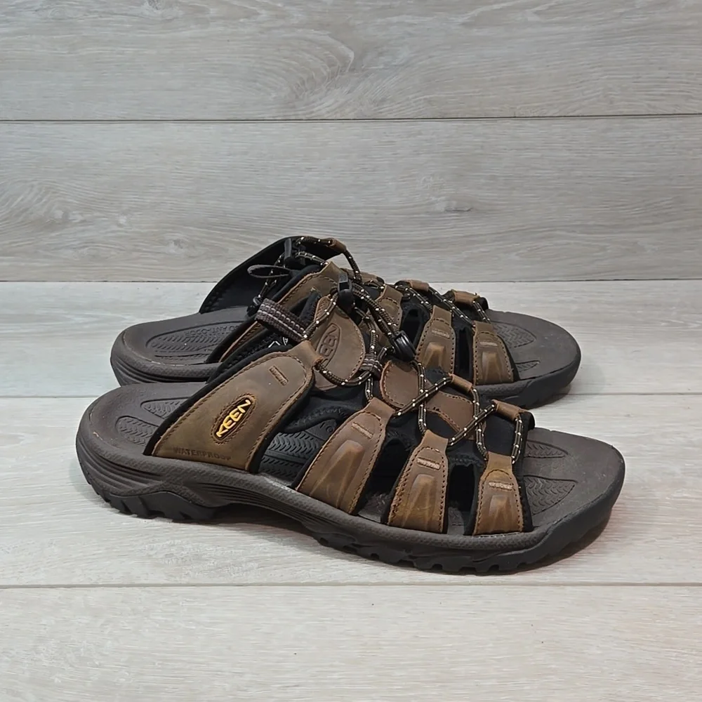 Keen Mens Leather Sandals shoes sz 9.5